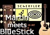 Video demo of The Schertler BlueStick, Martin JC16-WE